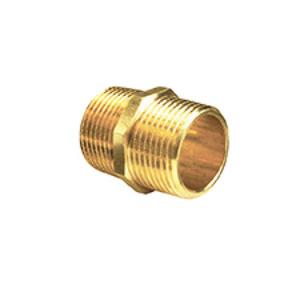 NIPPLES OTTONE FILETTATO 3/8" CON ESAGONO 8280