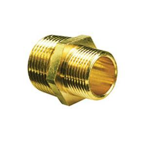 NIPPLES OTTONE FILETTATO RIDOTTO 1/2" X 3/8" 8245