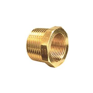 RIDUZIONE ESAGONALE OTTONE CROMATO FILETTATO 3/8" F X 1/2" M 8241