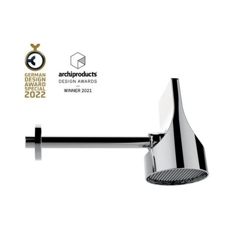APICE HH1000 SOFFIONE CON BRACCIO NERO OPACO 10 Foto 1