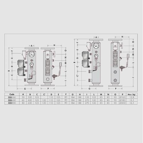 335 TRONCH. ISPESL CON DOPPIO PRESSOSTATO DN80 Foto 3