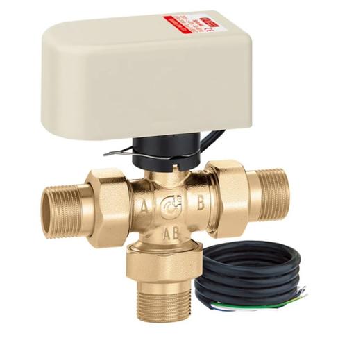 644366 VALVOLA SFERA 3 VIE 1" CON SERVOMOTORE 10S Foto 1