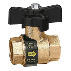 BALLSTOP VALVOLA SFERA CON RITEGNO 2