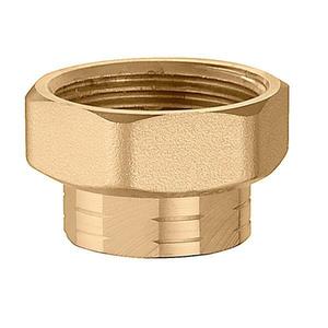 BOCCHETTONE FEMMINA 1 1/2" F X 1" F CON CALOTTA MOBILE COMPLETO DI GUARNIZIONE