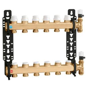 COLLETTORE 1" 3 VIE 3/4 M. CON VALVOLA