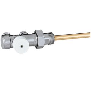 VALVOLA MONOTUBO 3/4 CROMO CON SONDA