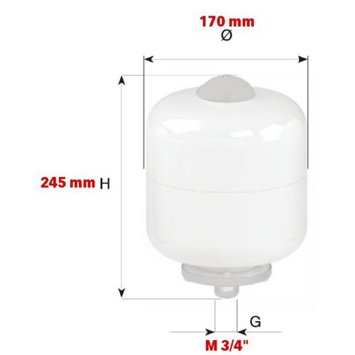 ACS LT. 3 VASO ESPANSIONE AUTOCLAVE MULTIUSO Foto 2