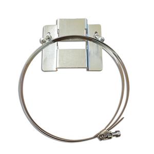 STAFFA FISSAGGIO VASO ESPANSIONE CON FASCETTA