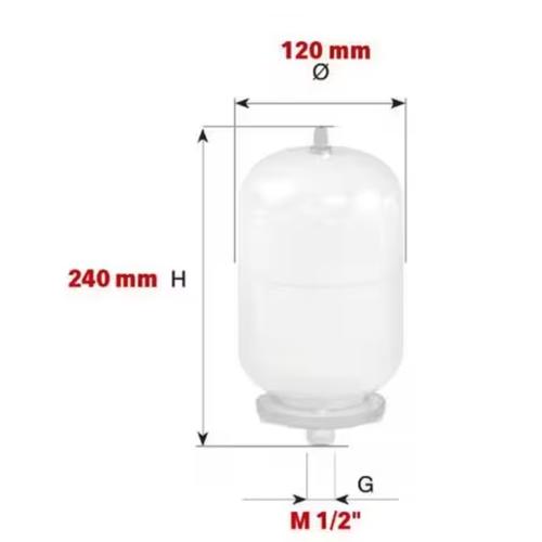 ACS LT.2 VASO ESPANSIONE MULTIUSO FLANGIA INOX Foto 2