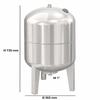 AFX CE LT. 50 VASO ESPANSIONE INOX ATT 1" Foto 3