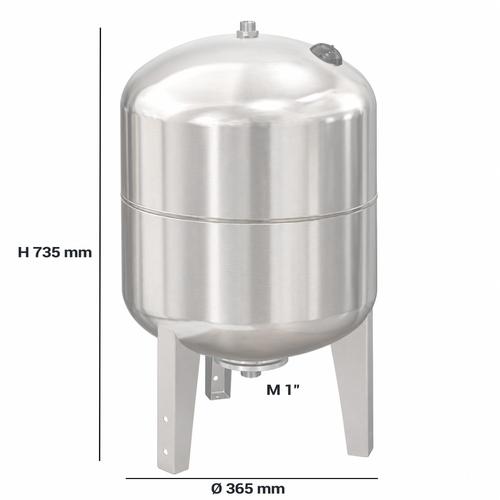 AFX CE LT. 50 VASO ESPANSIONE INOX ATT 1" Foto 3