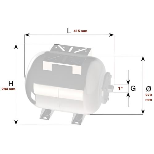 AFXSB CE LT. 18 VASO ESPANSIONE INOX ATT 1" Foto 3