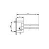 SYSTEM SY 09021 P. SALVIETTE  DOPPIO CM. 40 CROMO Foto 2