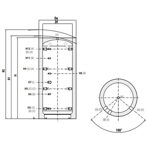 PUFFER VC LT. 1500 TERMOACCUMULATORE Foto 3