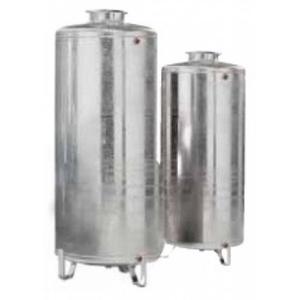 SERBATOIO PRIMA RACCOLTA 1000 LT VERTICALE ZINCATO