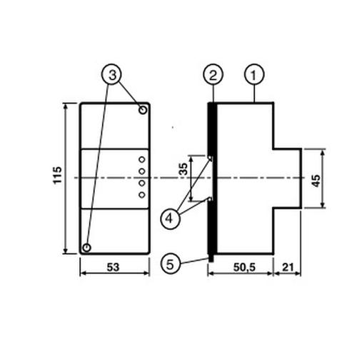 ACB 332 CONVERT. SEGNALI RS232/C-BUS B. POTENZA Foto 2