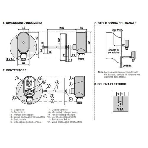 STA 010 SONDA TEMPERATURA ARIA X CANALI Foto 2