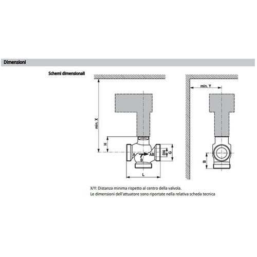 VOBG 350 VALVOLA 3 VIE MISCEL. DN50 ATTACCO 2" Foto 2