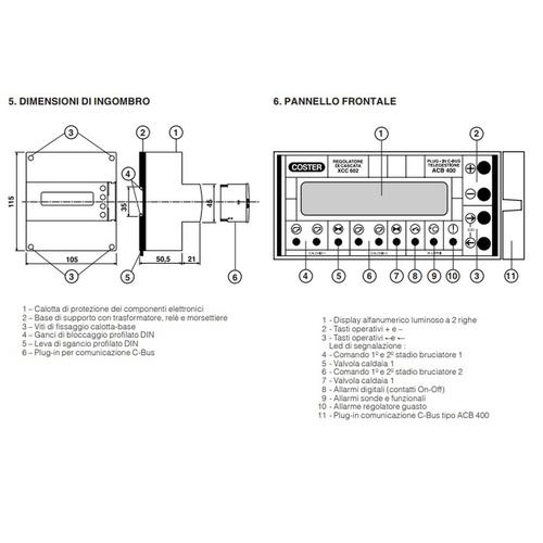 XCC 602 REGOLATORE SEQUENZA CALDAIE CASCATA Foto 2