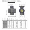 XLG 325 VALVOLA SFERA 3 VIE FEMMINA 1" Foto 2
