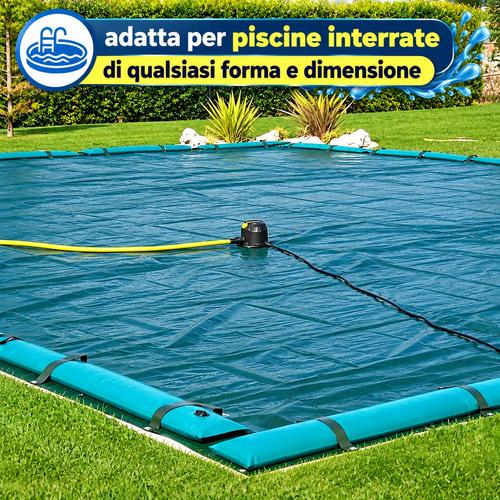 DAB EUROCOVER POMPA SVUOTA TELONI PISCINA PER ACQUA PIOVANA Foto 6