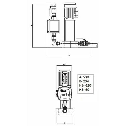 1KVC AD 85/120 T POMPA CENTRIFUGO MULTISTADIO Foto 2