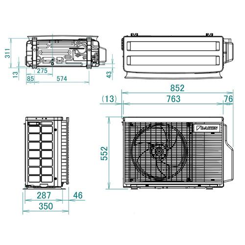 2MXM40A UNITA' ESTERNA MULTI P/C R32 INVERTER Foto 3