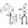 TUBE MIX PLUS RZ2 CROMO LAVABO 5VDC 20521. PL Foto 2