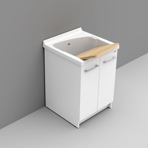 REVINE LAVATOIO 61 X 61 DA INCASSO BIANCO Foto 1