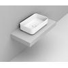 NOEMI D311141 LAVABO APPOGGIO RETTANGOLARE 60X36 BIANCO OP. Foto 1