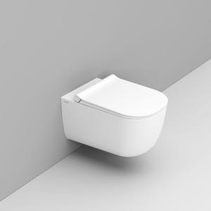 MIRTO D462501 VASO SOSPESO RIMLESS BIANCO LUCIDO