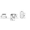 MIRTO D463101 VASO PAVIMENTO RIMLESS BIANCO LUCIDO Foto 4