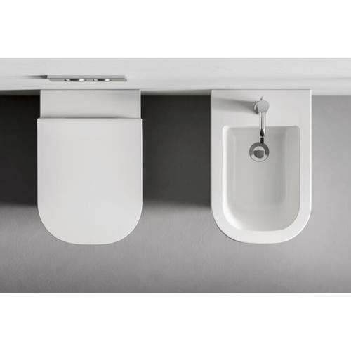MIRTO D463501 BIDET MONOFORO PAVIMENTO BIANCO LUCIDO Foto 3