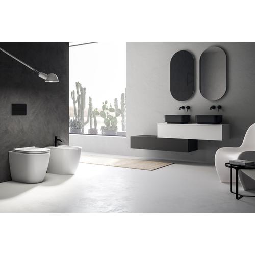 MAYKA D482501 VASO SOSPESO RIMLESS BIANCO LUCIDO Foto 3