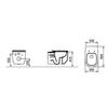 ALBA D502501 VASO SOSPESO RIMLESS BIANCO LUCIDO Foto 4