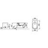 ALBA D502601 BIDET MONOFORO SOSPESO BIANCO LUCIDO Foto 5