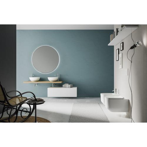 ALBA D502601 BIDET MONOFORO SOSPESO BIANCO LUCIDO Foto 2
