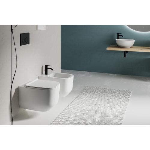 ALBA D502601 BIDET MONOFORO SOSPESO BIANCO LUCIDO Foto 4