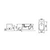 ALBA D502641 BIDET MONOFORO SOSPESO BIANCO OPACO Foto 4