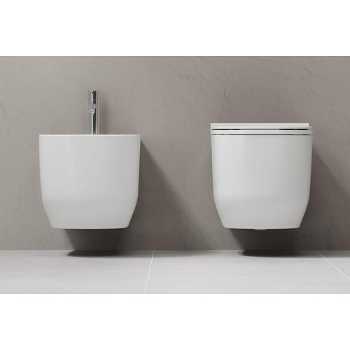 ALBA D502641 BIDET MONOFORO SOSPESO BIANCO OPACO Foto 2