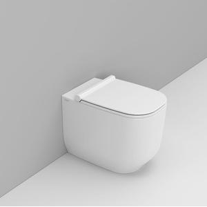 ALBA D503101 VASO PAVIMENTO RIMLESS BIANCO LUCIDO