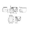 ALBA D503101 VASO PAVIMENTO RIMLESS BIANCO LUCIDO Foto 4