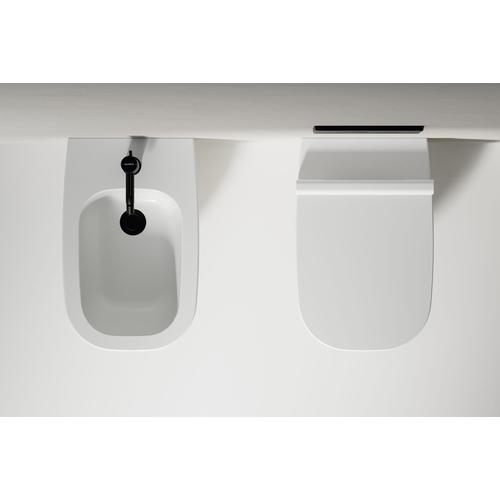 ALBA D503141 VASO PAVIMENTO RIMLESS BIANCO OPACO Foto 2