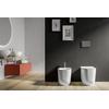 ALBA D503141 VASO PAVIMENTO RIMLESS BIANCO OPACO Foto 3