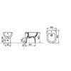GEMMA2 BIDET PAVIMENTO BIANCO D522401 Foto 3
