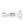 DEMY VASO SOSPESO RIMLESS BIANCO D552501 Foto 4