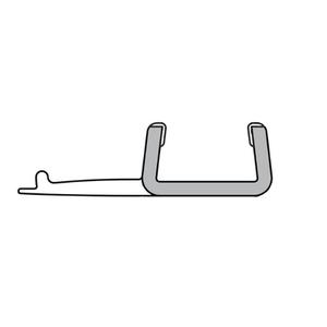 GUARNIZIONE VERTICALE PVC PORTA FISSO SINISTRA