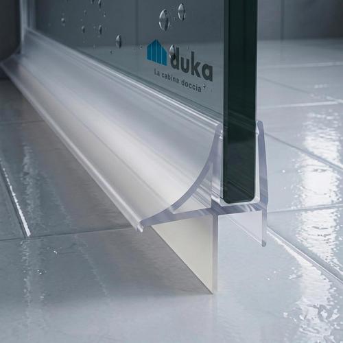 DUKA GUARNIZIONE BOX DOCCIA 6 MM. GUM C192 PER BOX DOCCIA ORIGINALE COMPATIBILE ANCHE PER CRISTALLO CURVO 6 MM. Foto 3