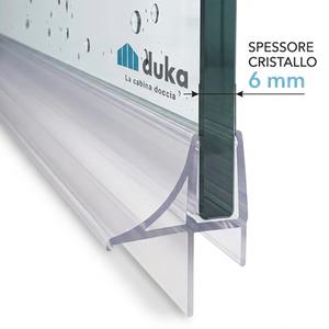 DUKA GUARNIZIONE BOX DOCCIA 6 MM. GUM C192   PER BOX DOCCIA ORIGINALE                     COMPATIBILE ANCHE PER CRISTALLO CURVO 6 MM.