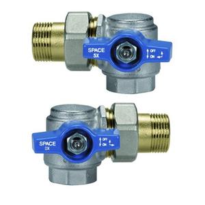 SPACE 2071B VALVOLA SFERA SQUADRA 1/2 BLU DESTRA